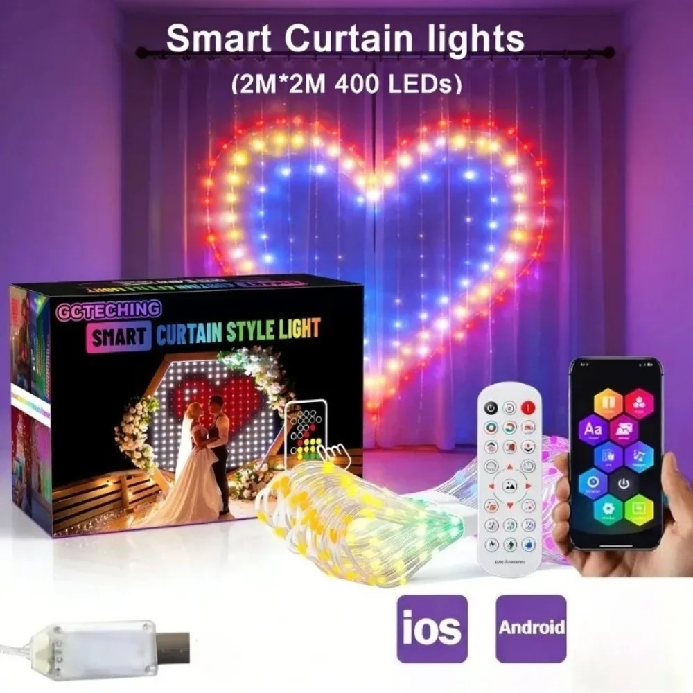 Outdoor LED Pixel Curtain Ligh - Led Lighting Wall Decor 评论和价格
