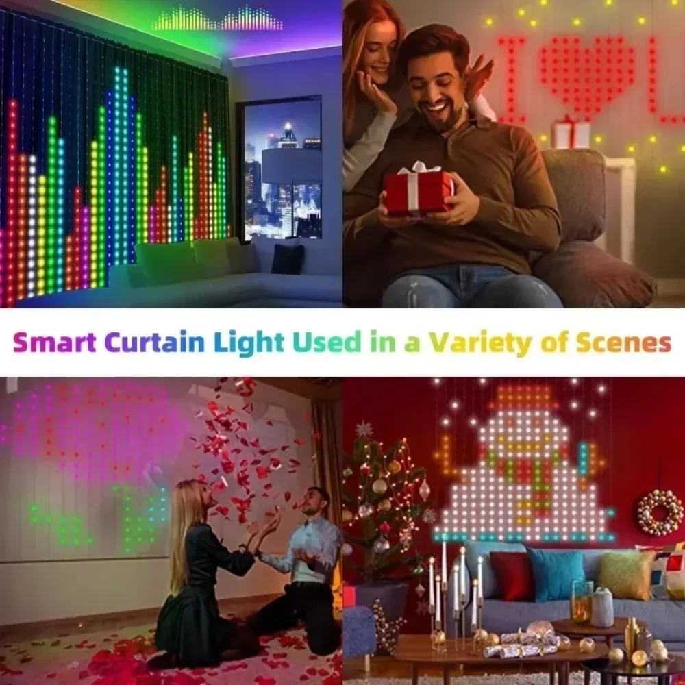 Outdoor LED Pixel Curtain Ligh - Led Lighting Wall Decor 评论和价格