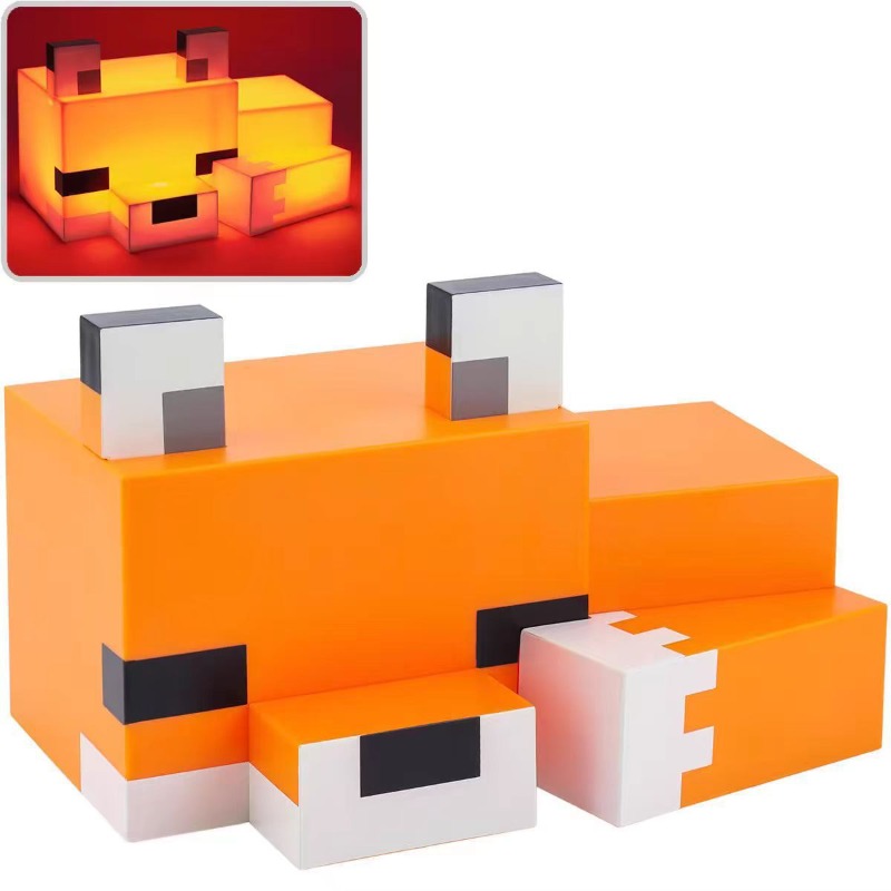 Cute Fox Night Light Hot New G - Lighting Decor Minecraft 评论和价格