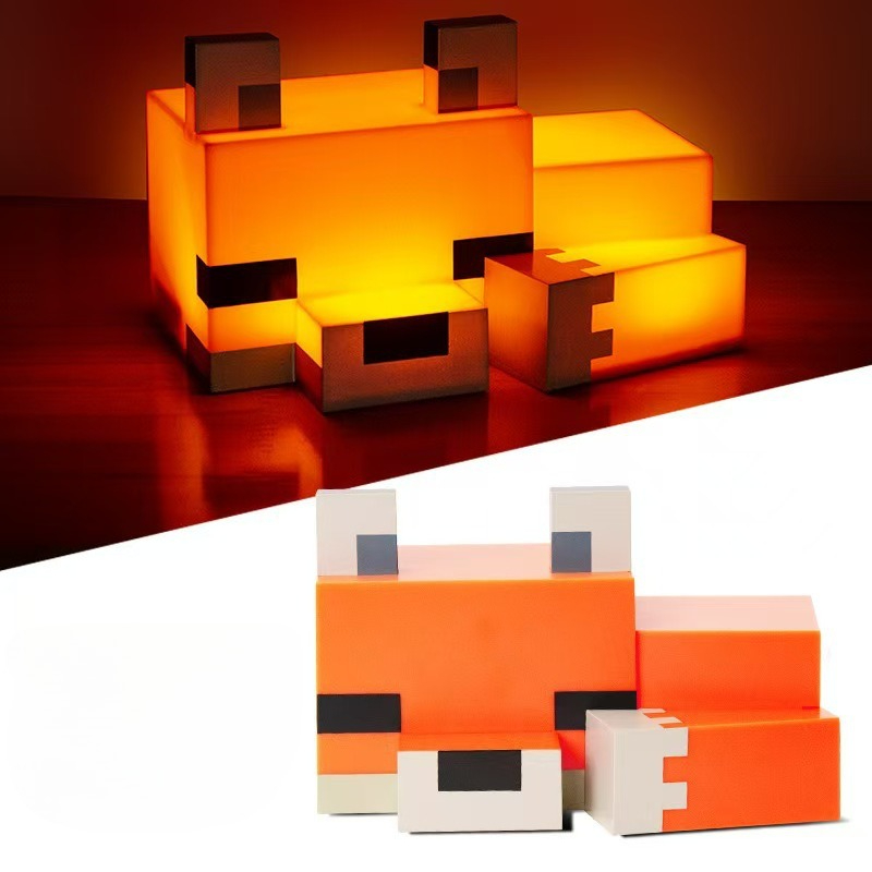 Cute Fox Night Light Hot New G - Lighting Decor Minecraft 评论和价格