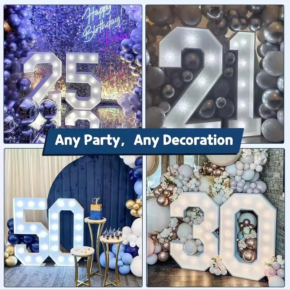 4FT 5FT Marquee Letter Wedding - Light Up Letters Marquee 评论和价格