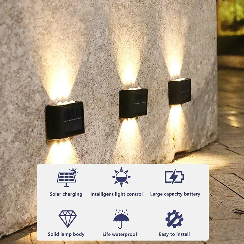 LED Solar Light Outdoor Waterp - Led Lighting Wall Decor 评论和价格