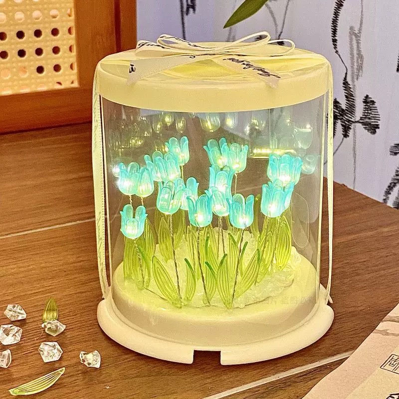 DIY Tulip Lamp Simulation Flow - Decor Lighting Table Lamps 评论和价格