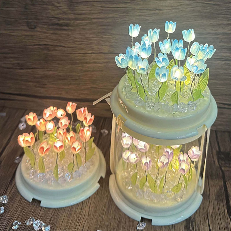 DIY Tulip Lamp Simulation Flow - Decor Lighting Table Lamps 评论和价格