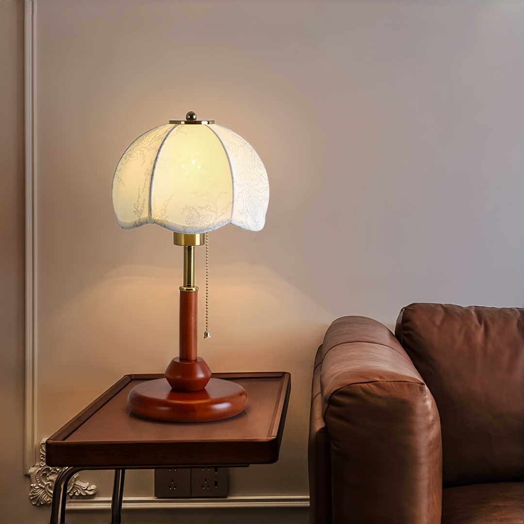 Vintage Scalloped Dome Table L - Decor Lighting Table Lamps 评论和价格