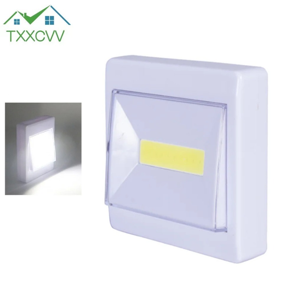 2 Pcs COB LED Night Lights AAA - Garage Lighting Decor 评论和价格