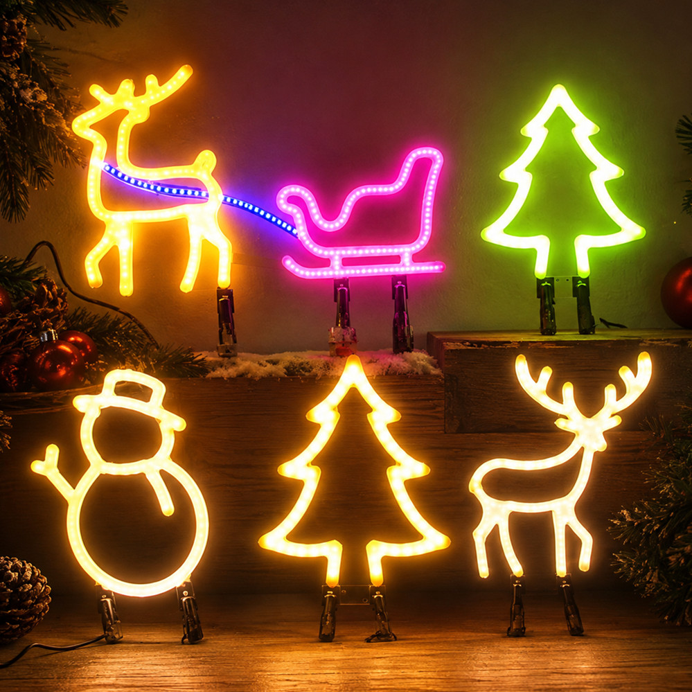 Christmas Decoration LED Neon  - Led Lighting Wall Decor 评论和价格