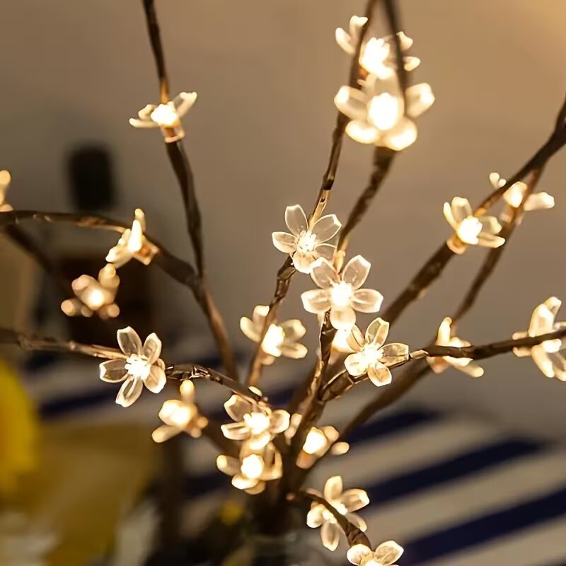 1/2PC 20LED Cherry Blossom Tre - Decor Lighting Table Lamps 评论和价格