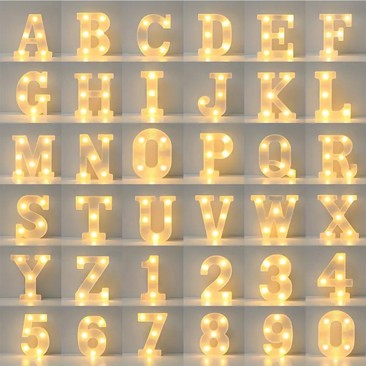 1Pc LED Light Up Letter Marque - Light Up Letters Marquee 评论和价格