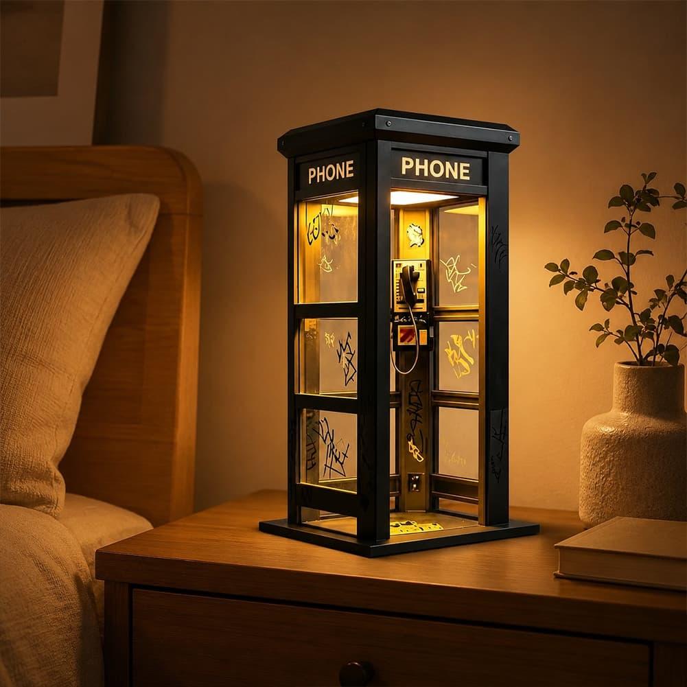 Vintage London Telephone Booth - Decor Lighting Table Lamps 评论和价格