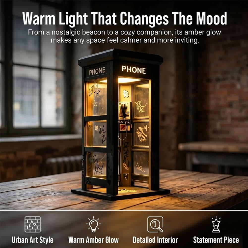 Vintage London Telephone Booth - Decor Lighting Table Lamps 评论和价格