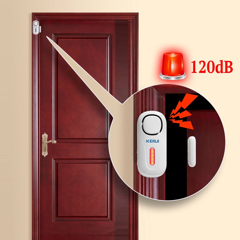 KERUI 120DB Wireless Door/Wind - Garage Lighting Decor 评论和价格